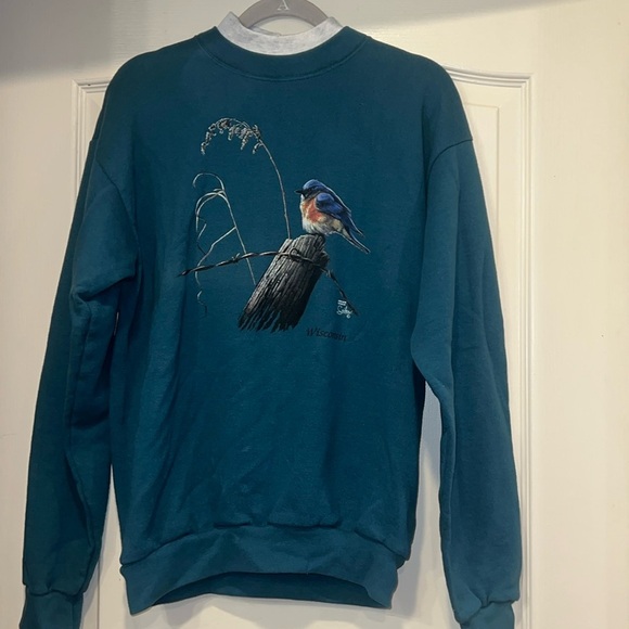 Vintage Bird 90s Style Sweatshirt - Picture 1 of 6
